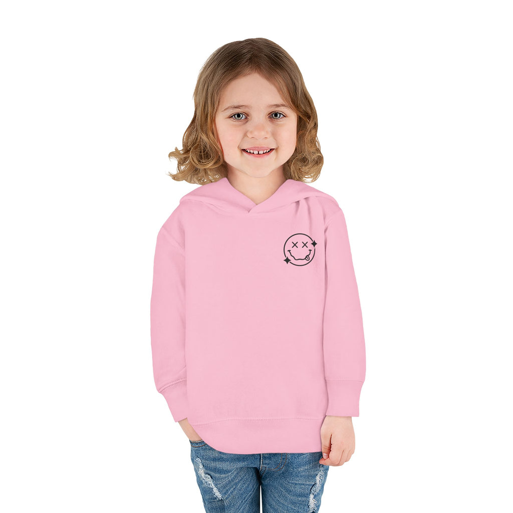 Toddler Hoodie — 'Wild Child' Checkerboard Graphic Pullover