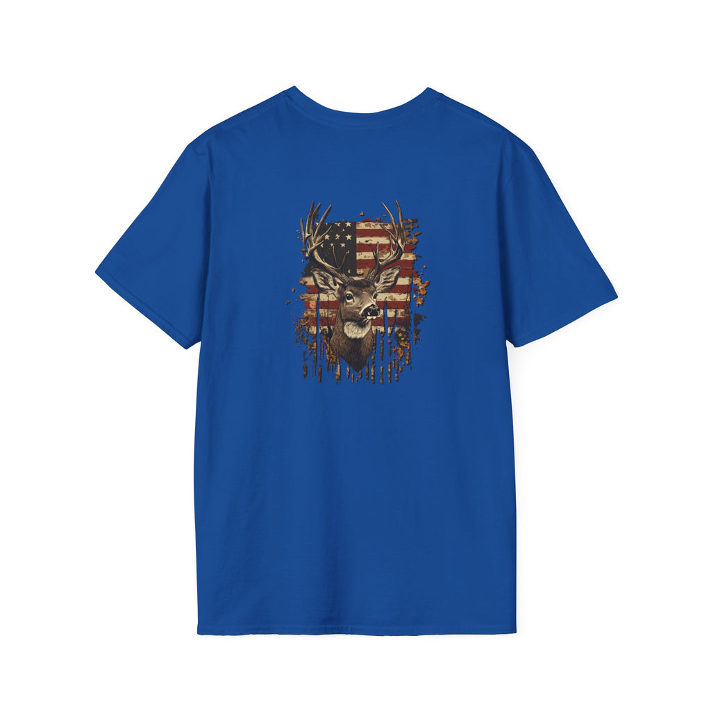 Rustic Patriotic Buck T-Shirt