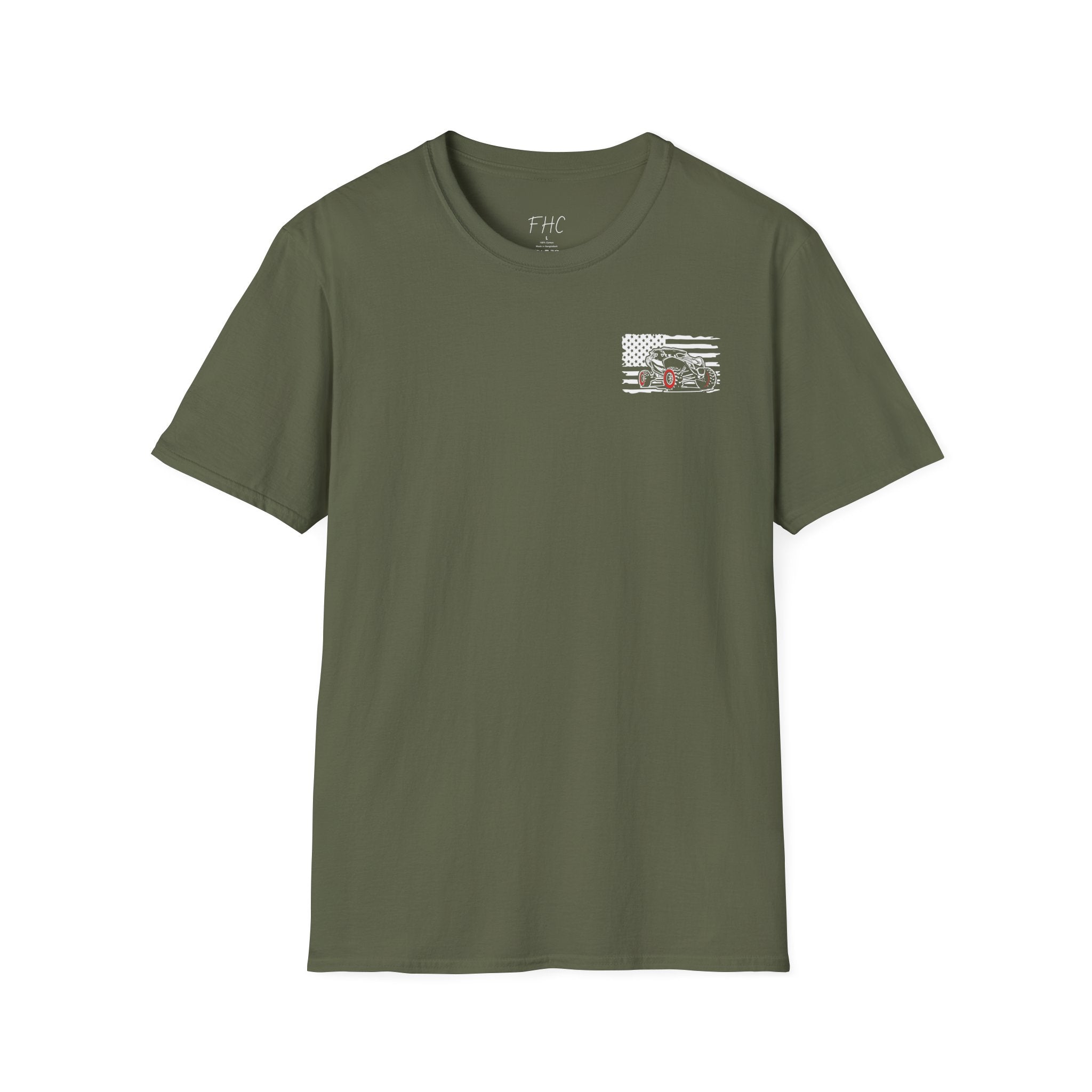 Off-Road UTV American Flag T-Shirt