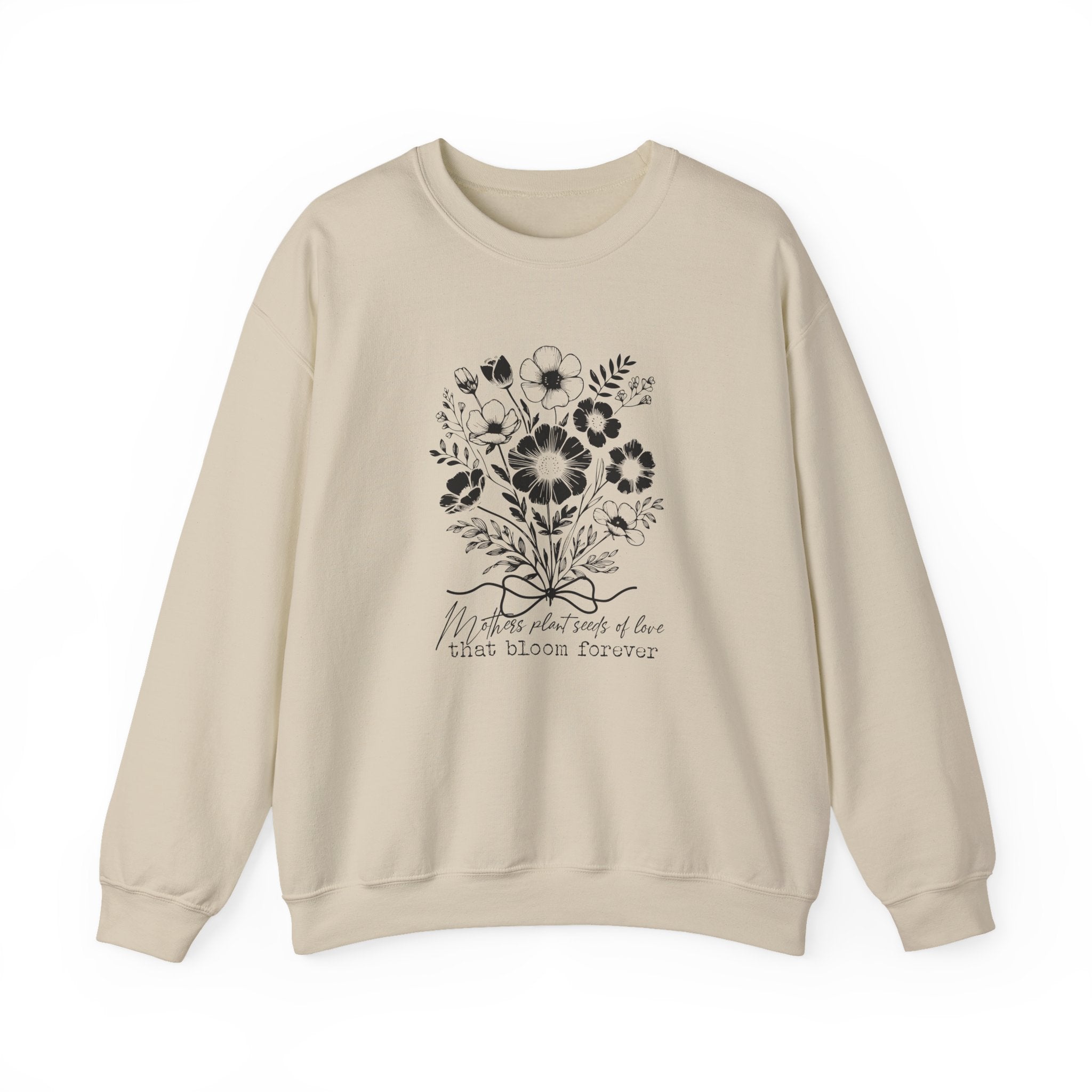 Mother's Day Flower Bouquet Crewneck