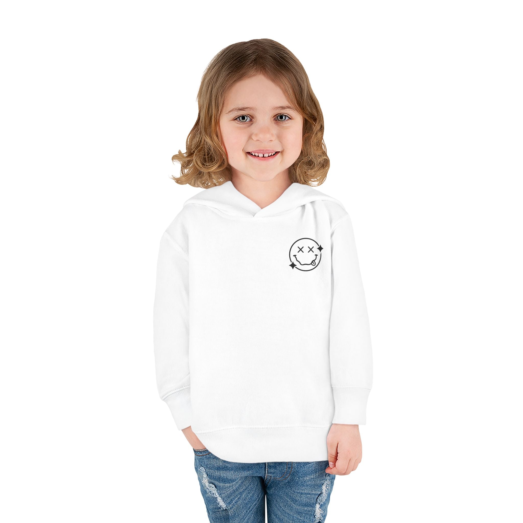 Toddler Hoodie — 'Wild Child' Checkerboard Graphic Pullover