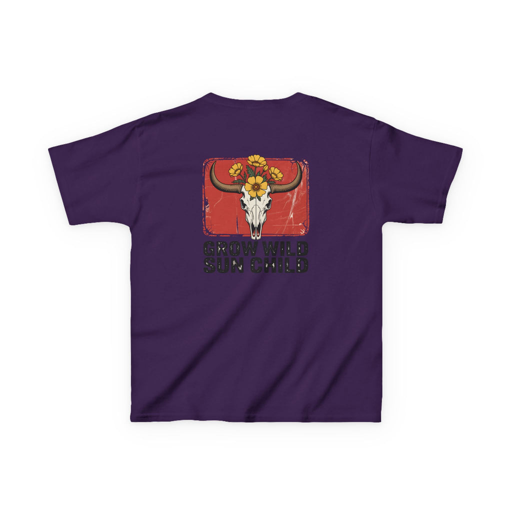 "Grow Wild Sun Child" Kids t-shirt