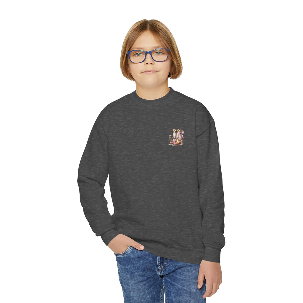 Youth Cowgirl Crewneck Sweatshirt