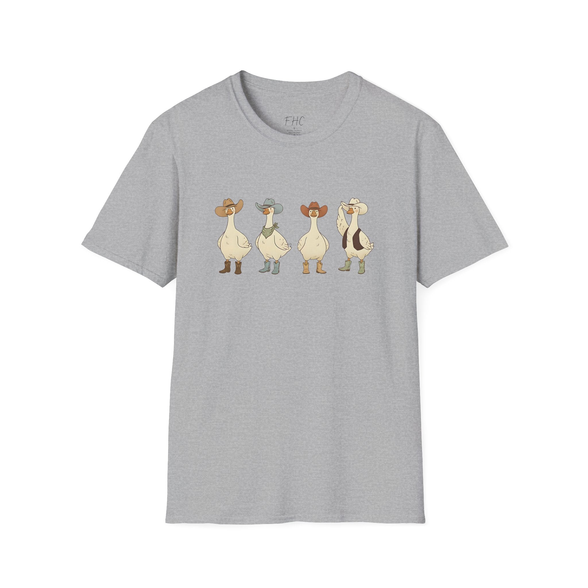 Cowboy Ducks Graphic T-Shirt