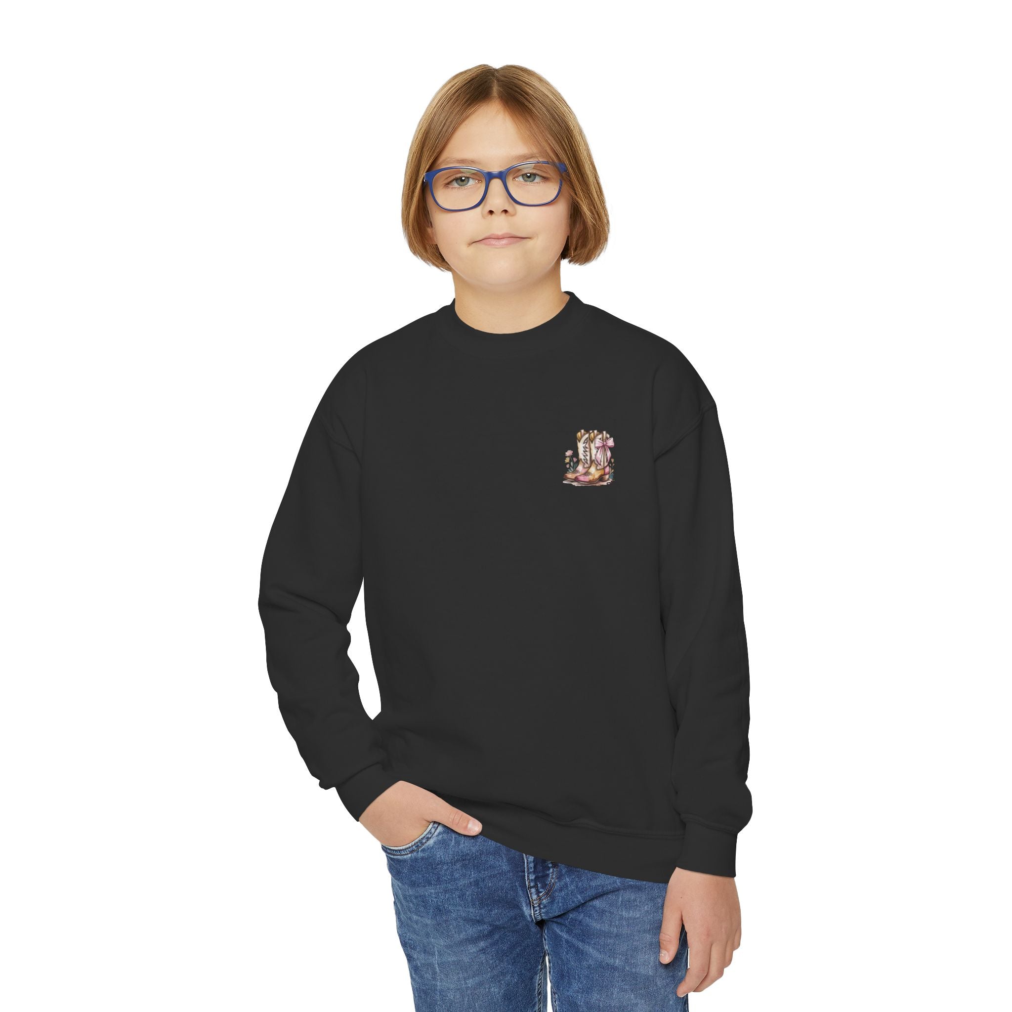 Youth Cowgirl Crewneck Sweatshirt