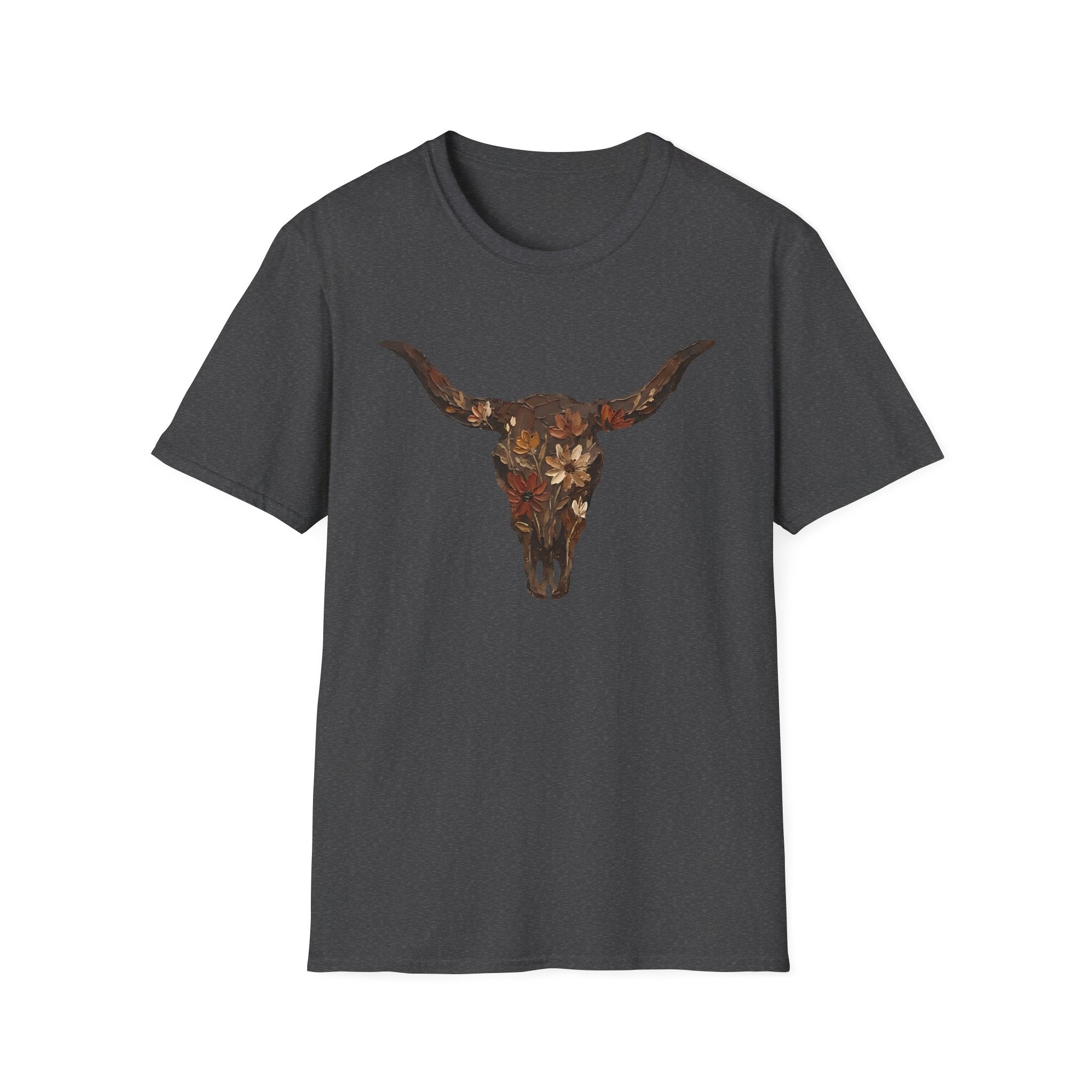 Longhorn Skull Graphic T-Shirt