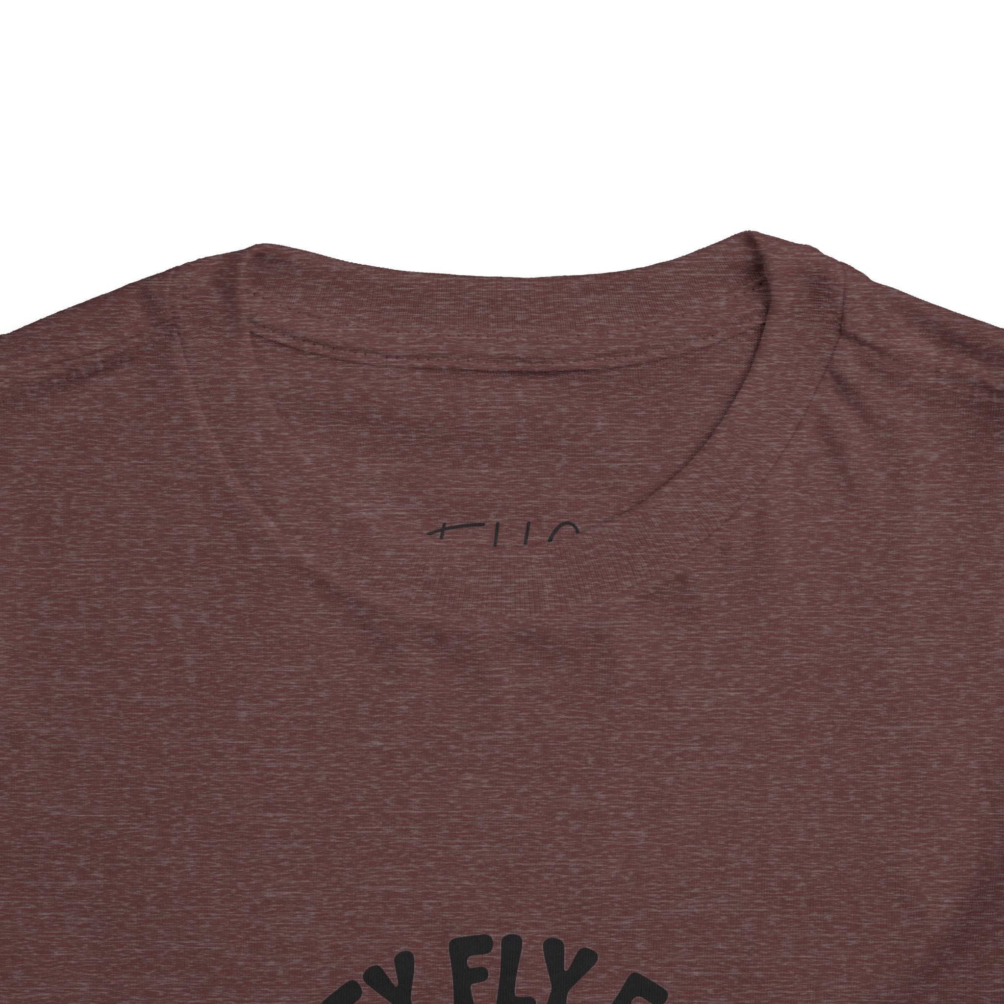 Toddler Tee — "Pretty Fly for a Little Guy" Checkered Vintage Graphic