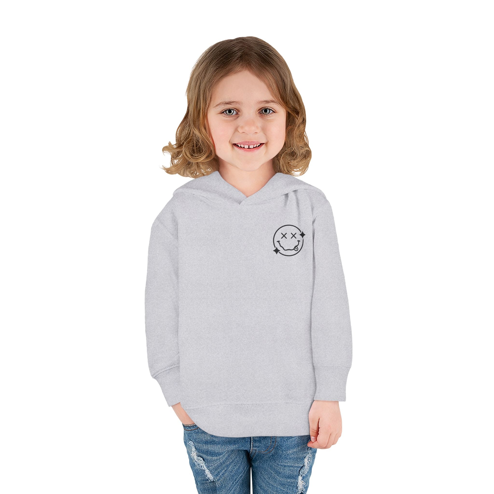 Toddler Hoodie — 'Wild Child' Checkerboard Graphic Pullover