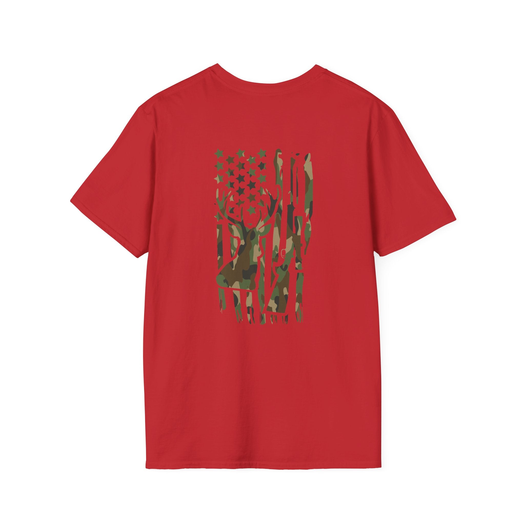 Camo Deer Flag T-Shirt