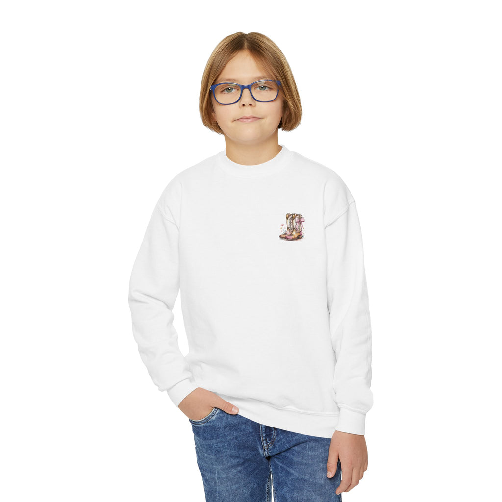 Youth Cowgirl Crewneck Sweatshirt