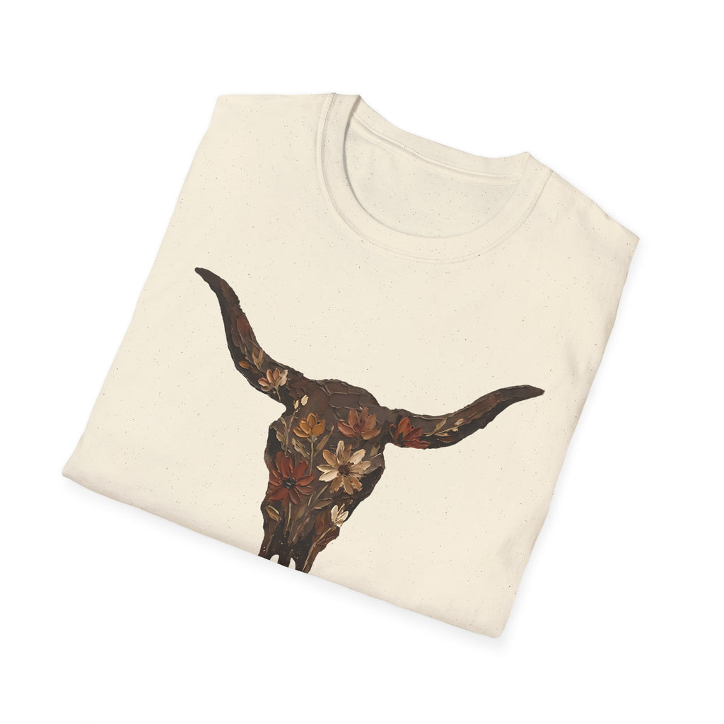 Longhorn Skull Graphic T-Shirt