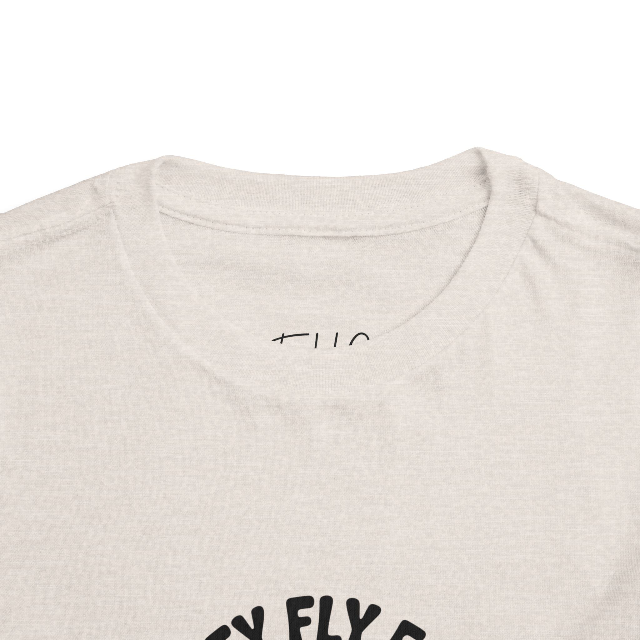 Toddler Tee — "Pretty Fly for a Little Guy" Checkered Vintage Graphic