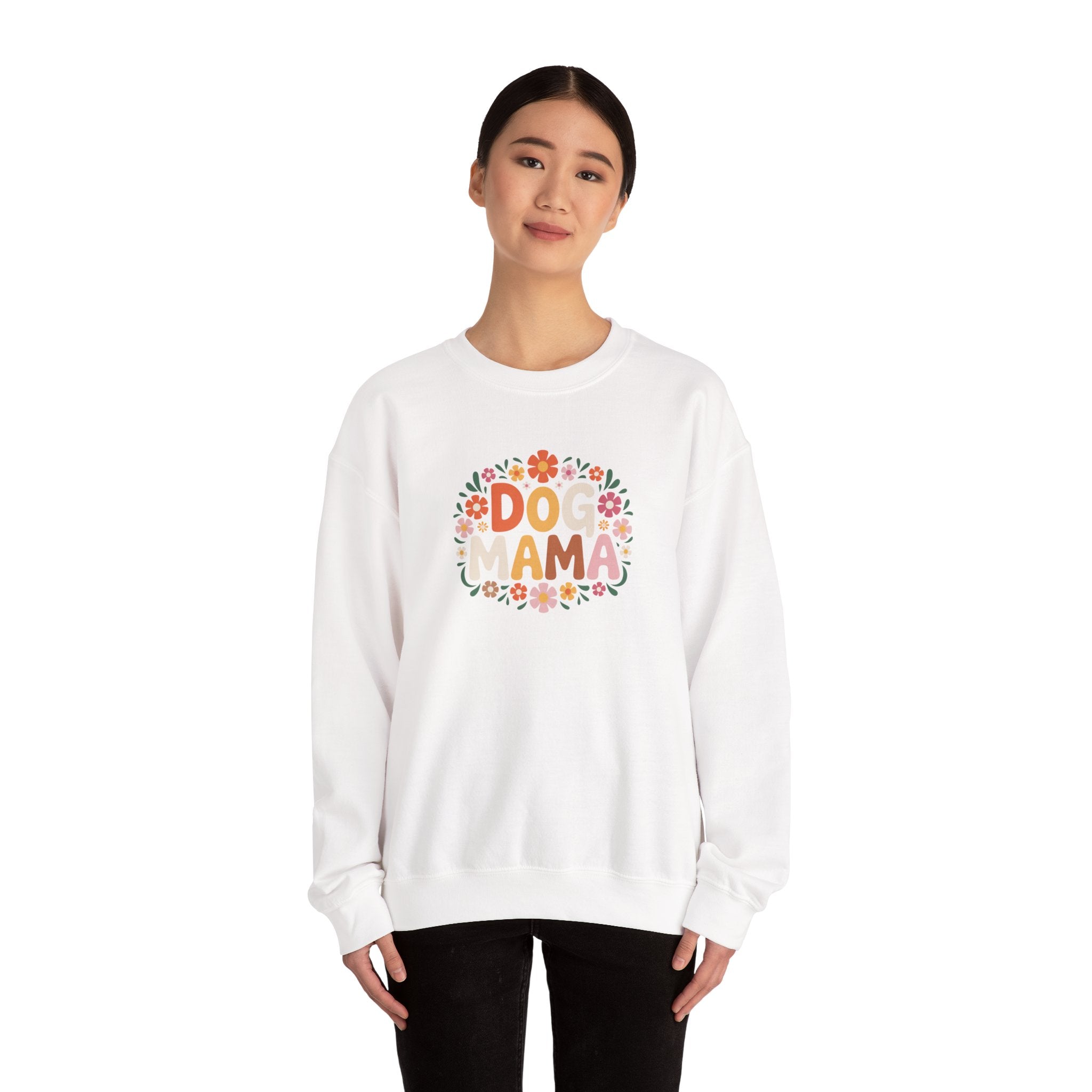 Dog Mama Floral Crewneck