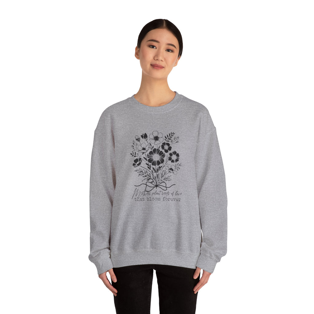 Mother's Day Flower Bouquet Crewneck
