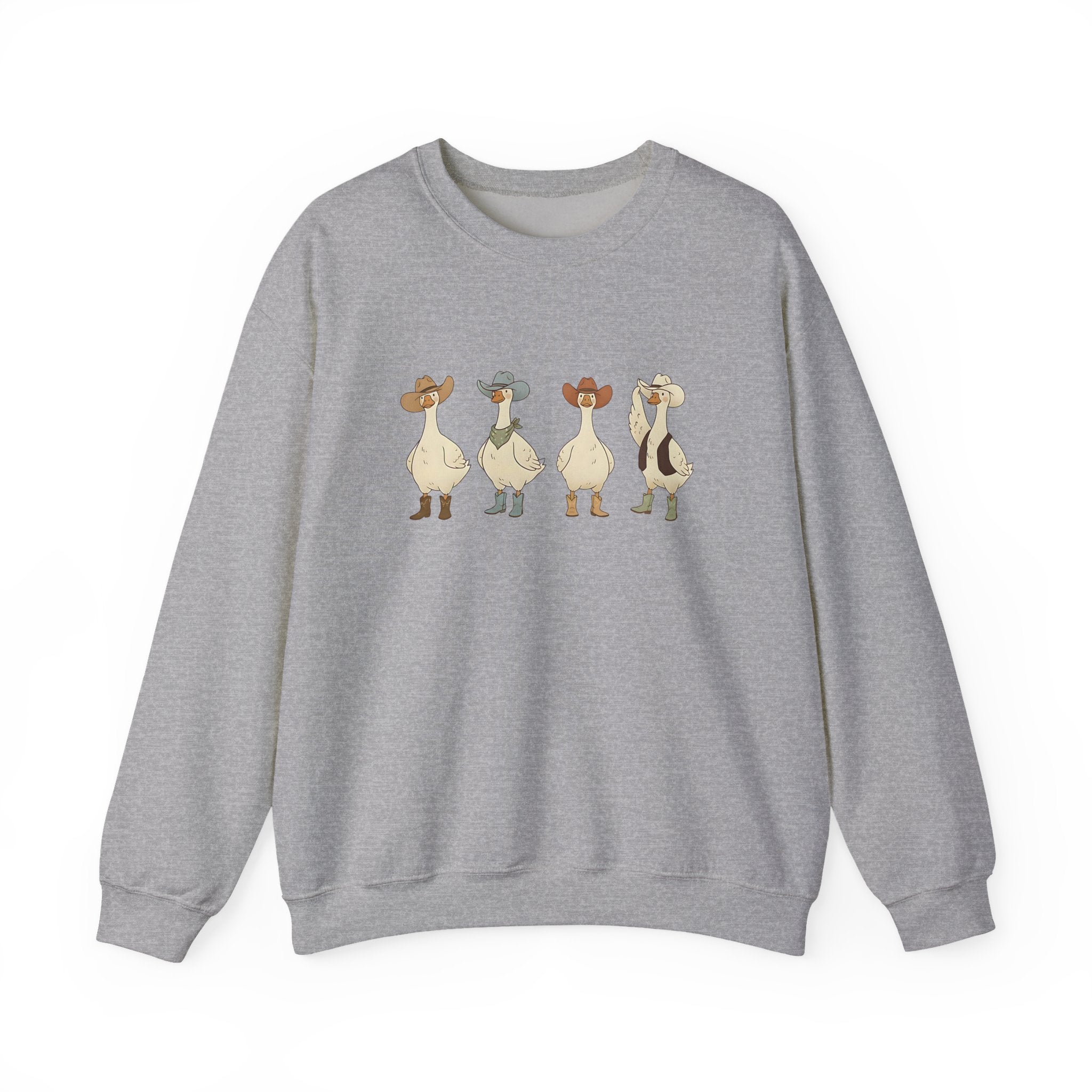 Cowboy Ducks Graphic Crewneck