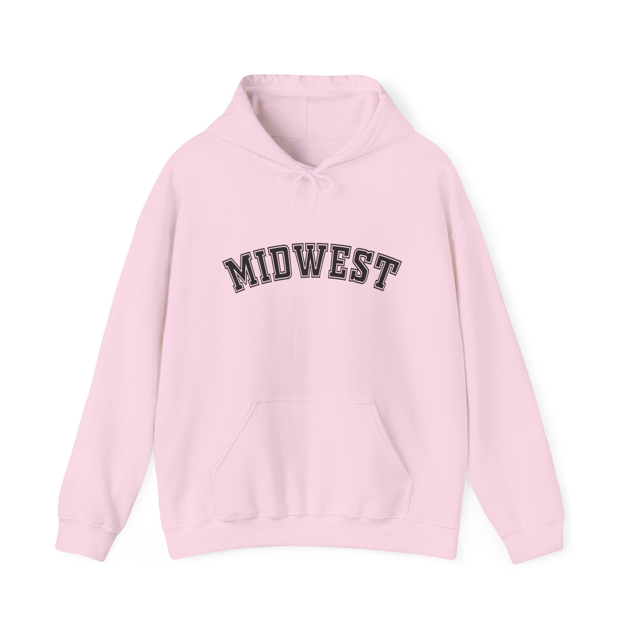 Midwest Hoodie- Collegiate Chest Logo Sweatshirt