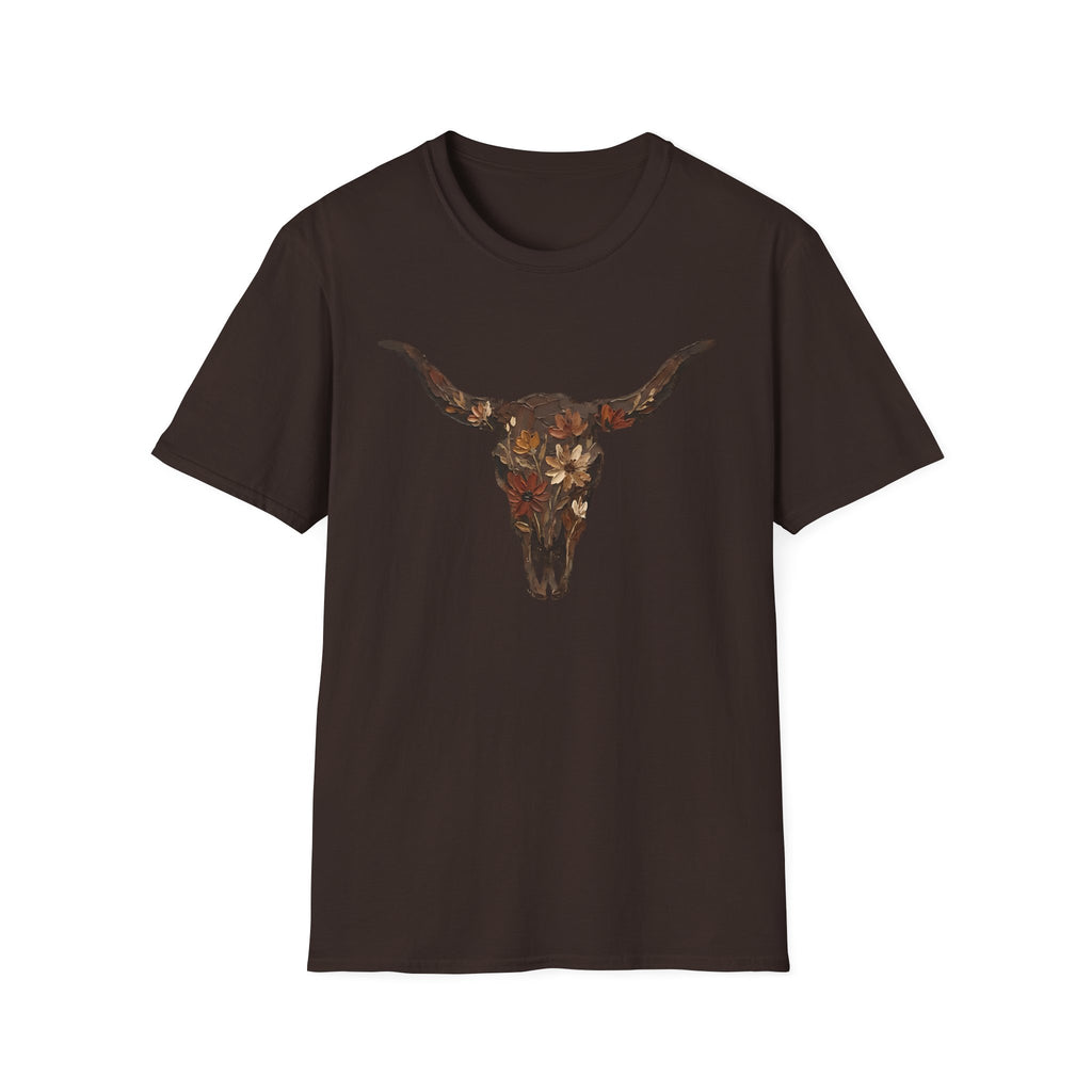Longhorn Skull Graphic T-Shirt