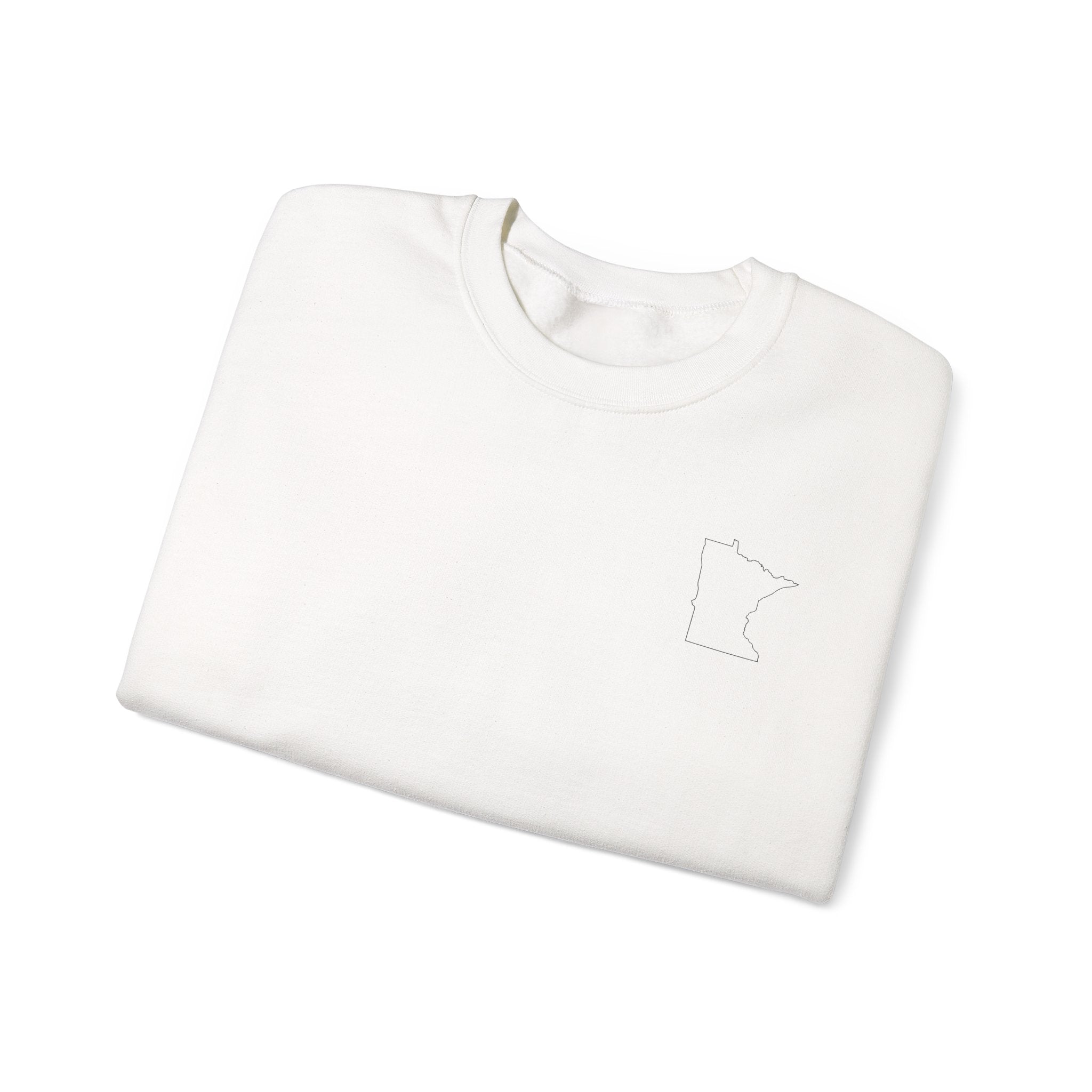 Minnesota 'Oh Ya You Betcha' Outline Crewneck