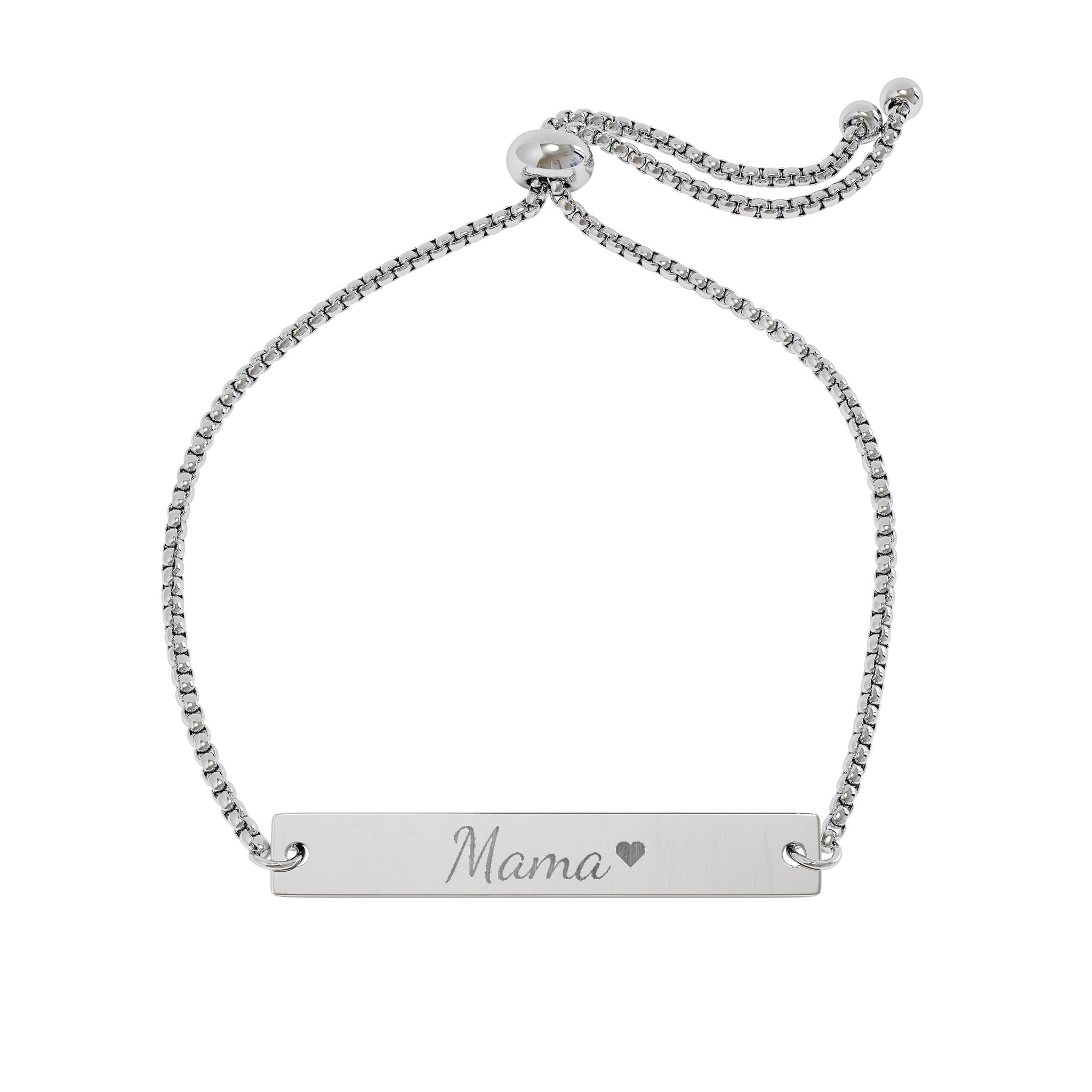 Mama Flat Bar Bracelet