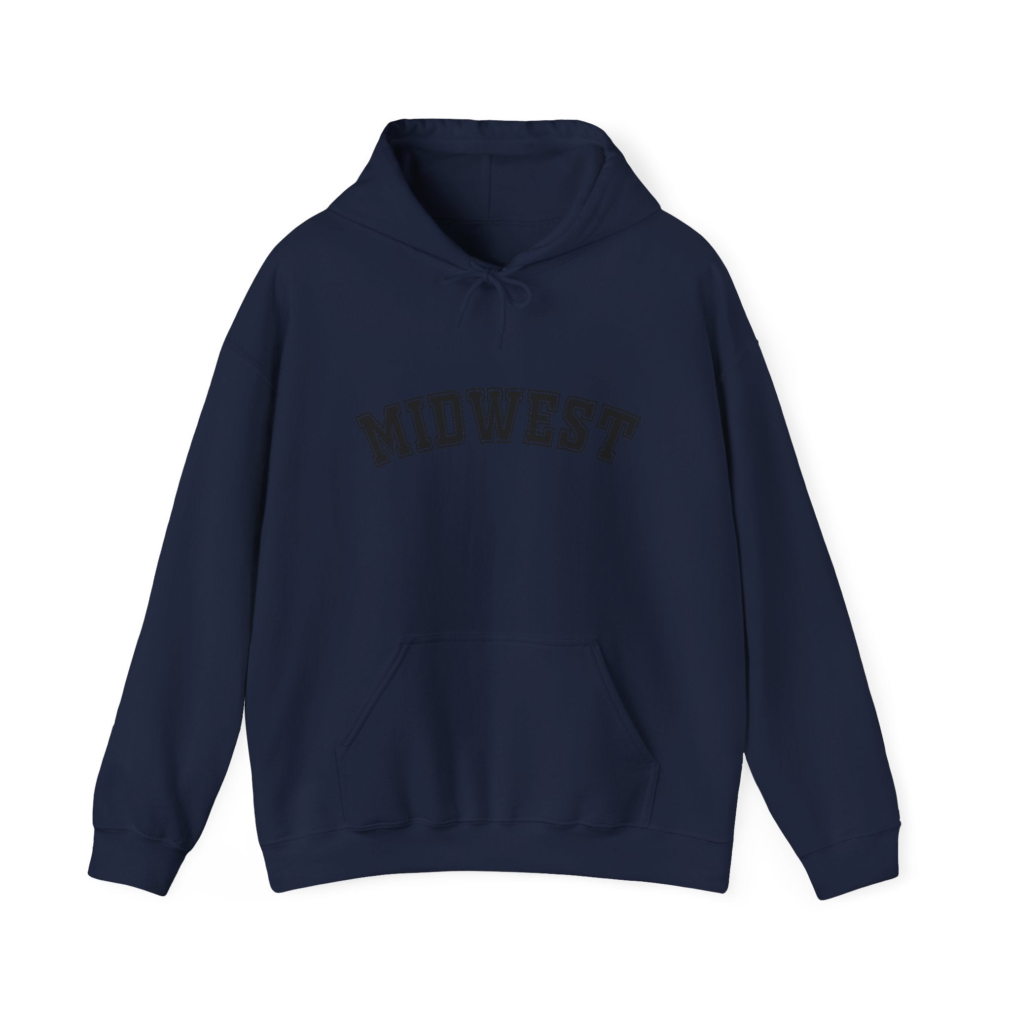 Midwest Hoodie- Collegiate Chest Logo Sweatshirt