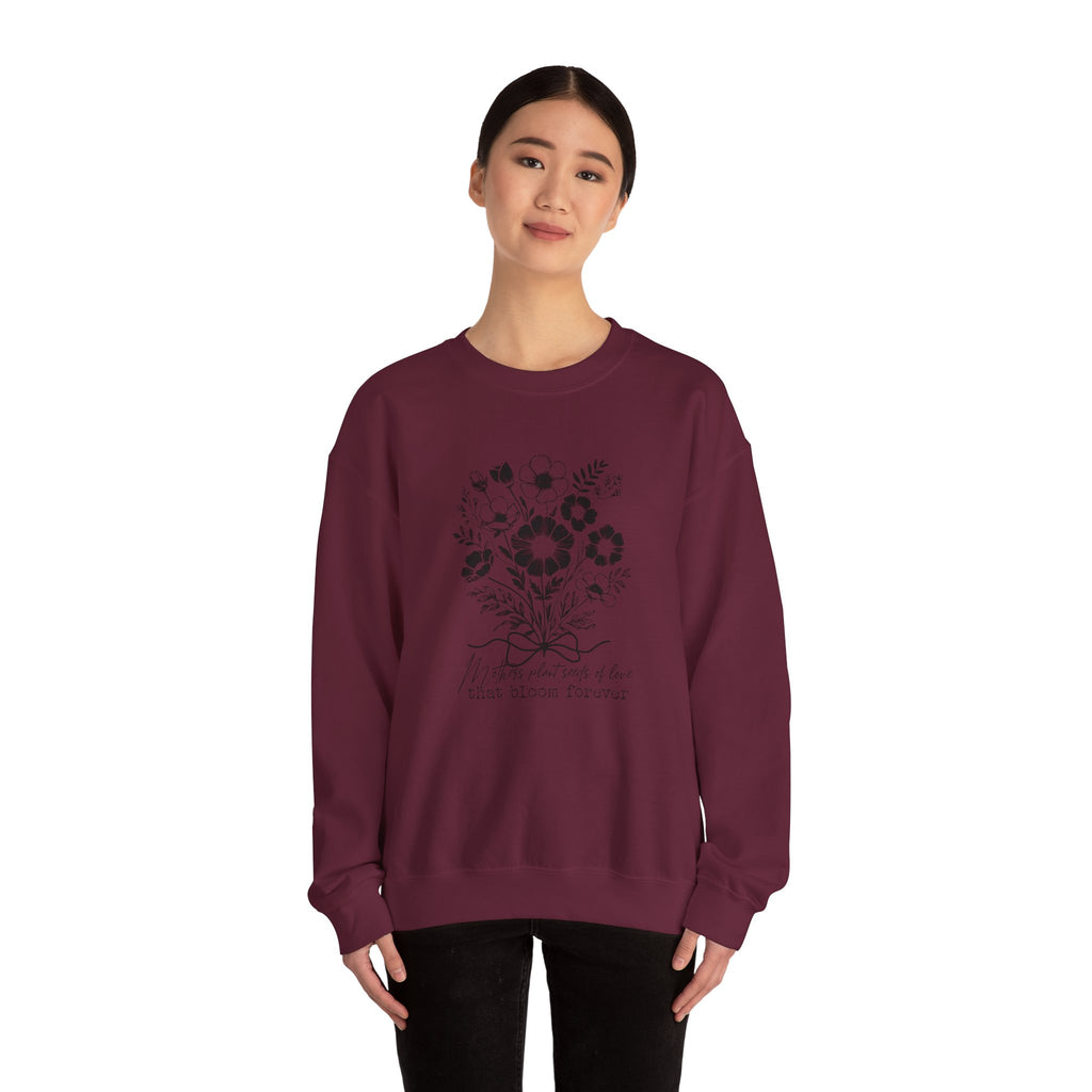 Mother's Day Flower Bouquet Crewneck