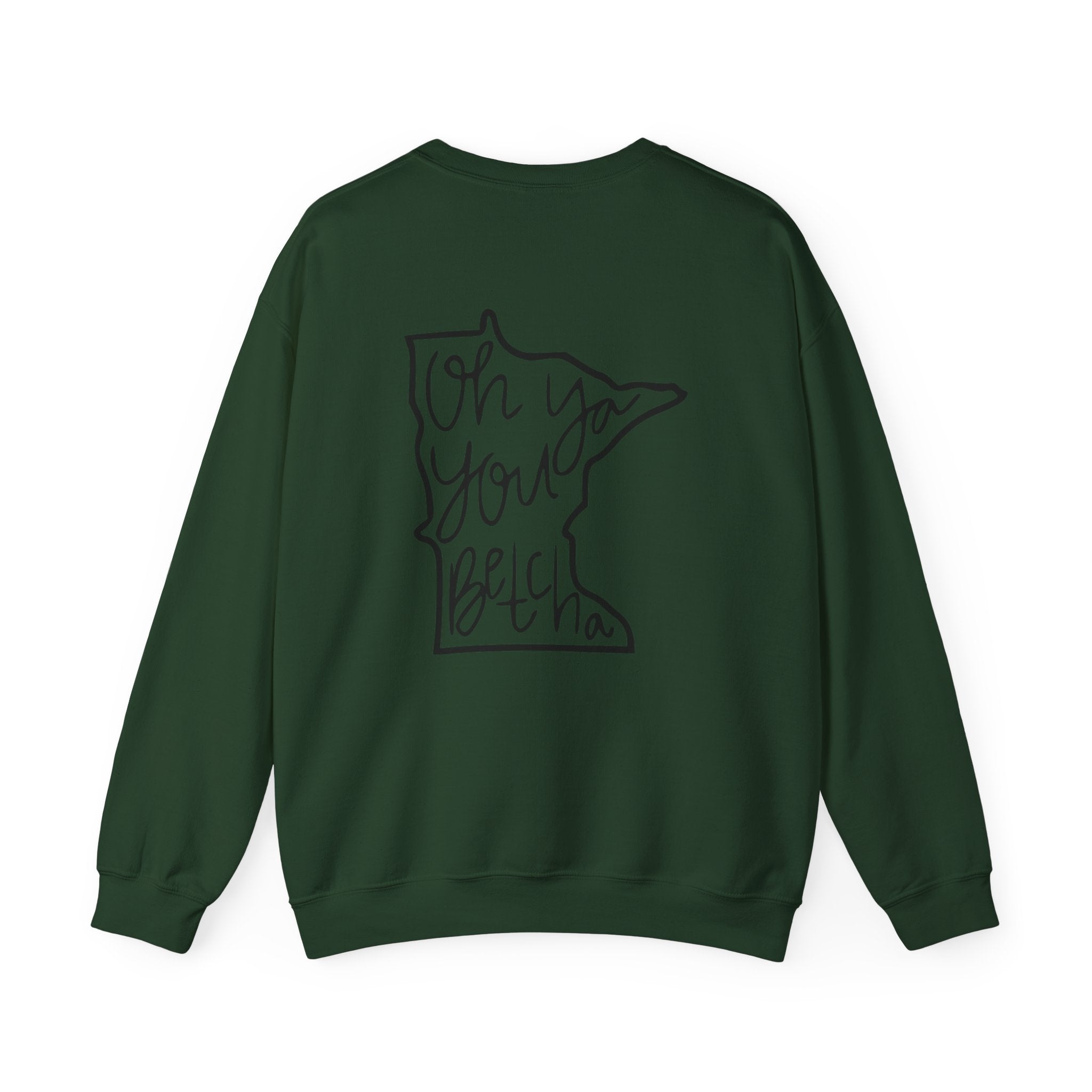 Minnesota 'Oh Ya You Betcha' Outline Crewneck
