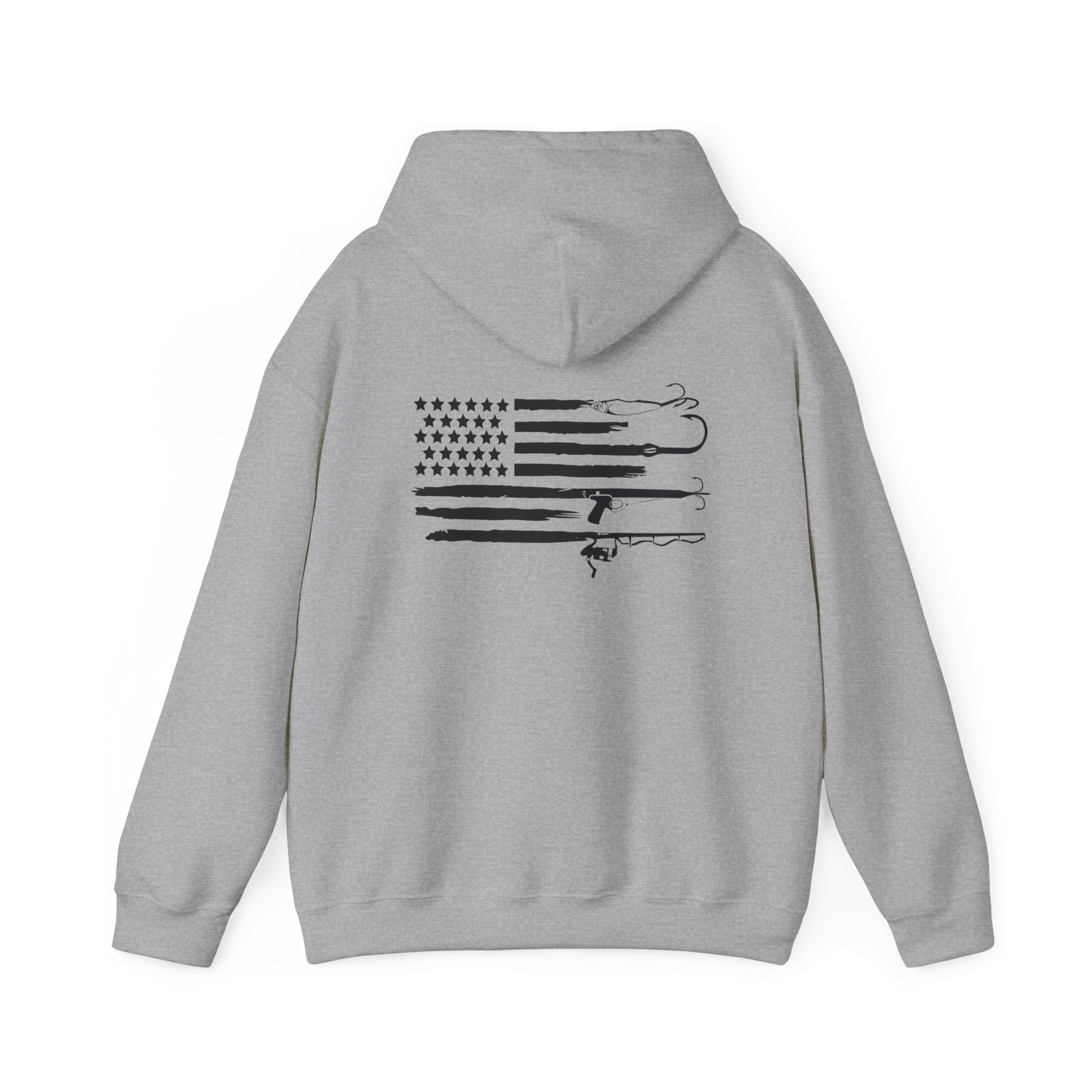 American Flag Fishing Hoodie