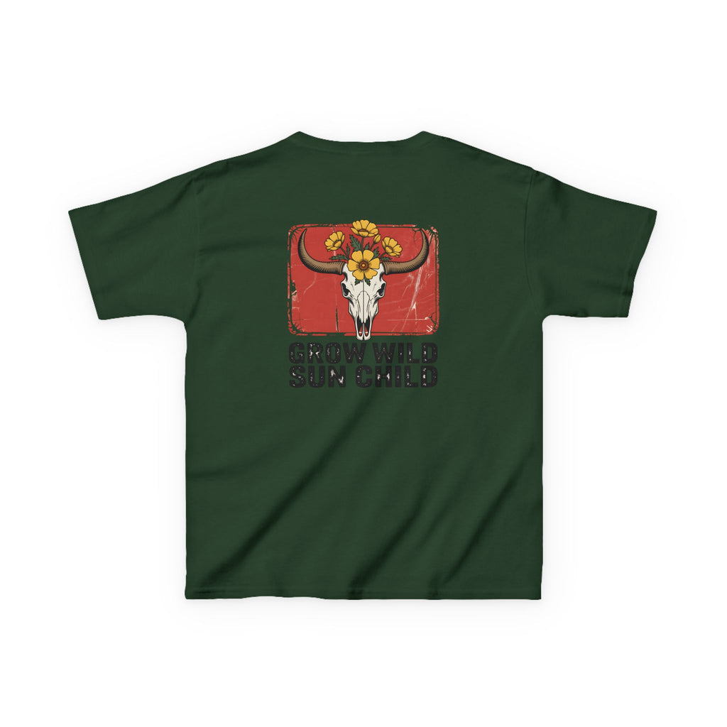"Grow Wild Sun Child" Kids t-shirt