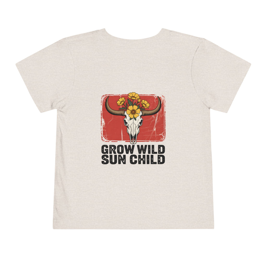 "Grow Wild Sun Child" toddler t-shirt
