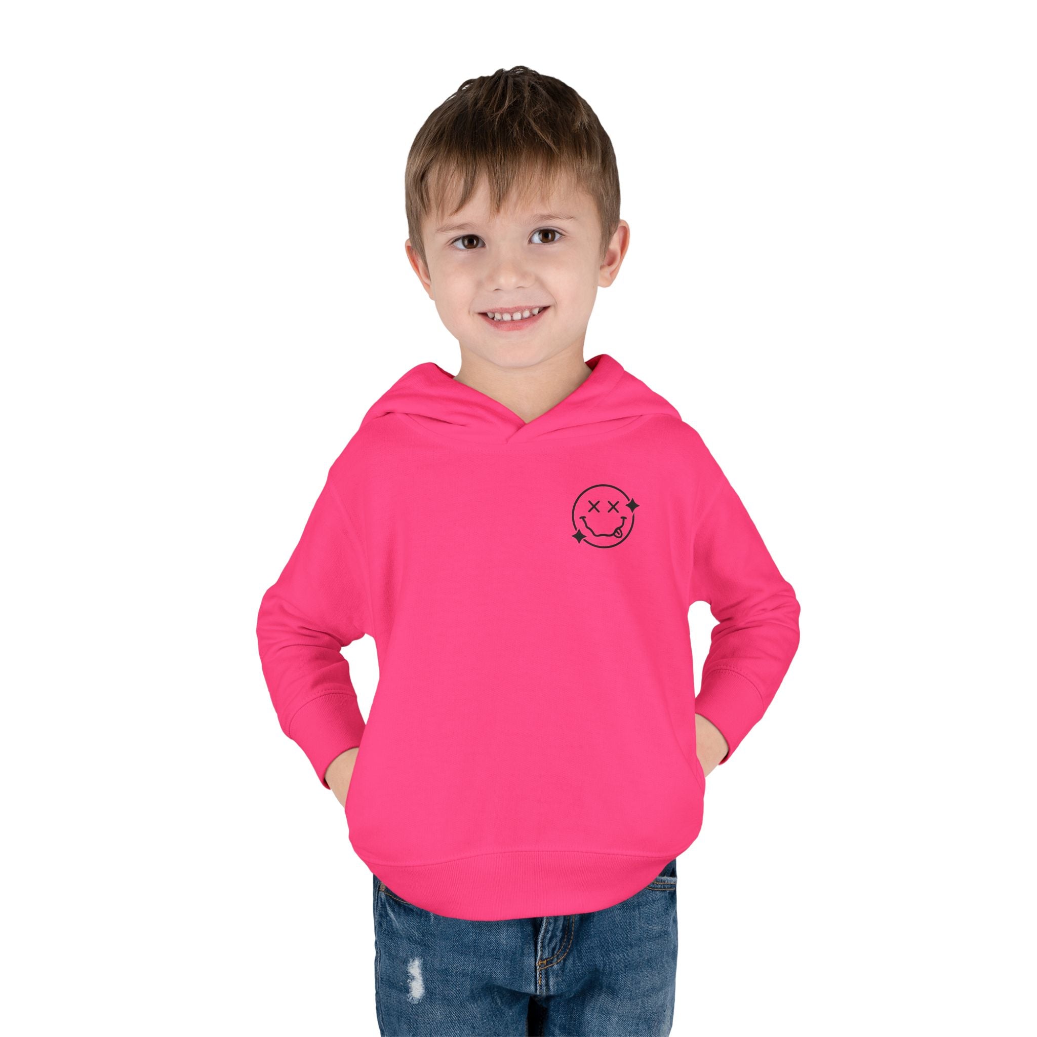 Toddler Hoodie — 'Wild Child' Checkerboard Graphic Pullover