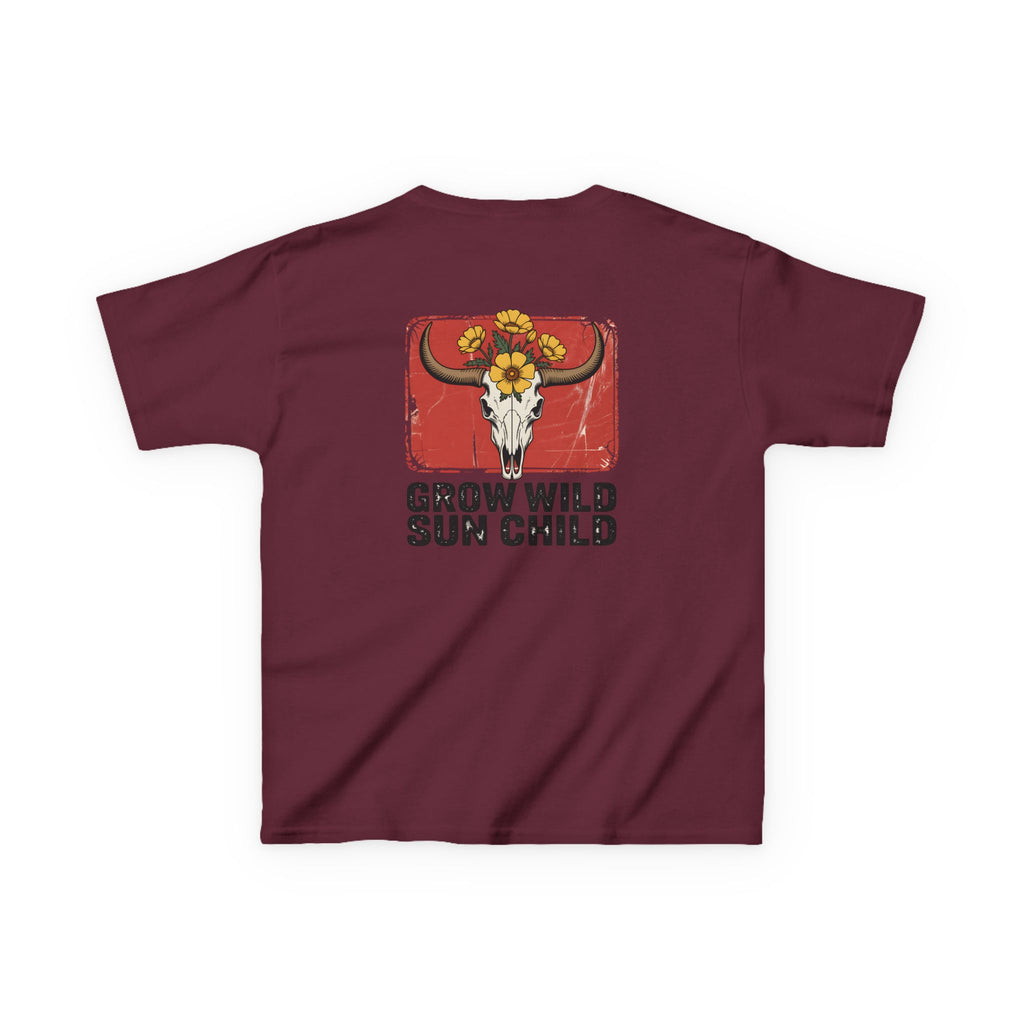 "Grow Wild Sun Child" Kids t-shirt