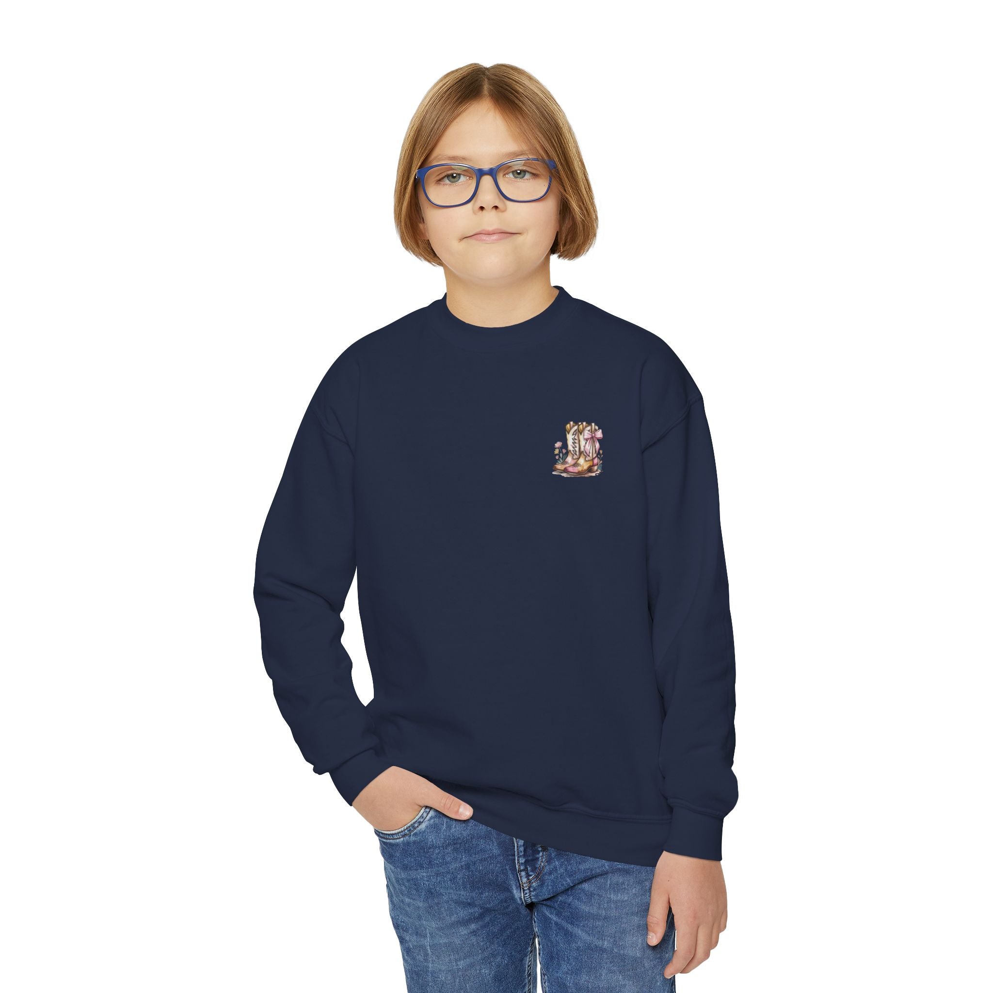 Youth Cowgirl Crewneck Sweatshirt
