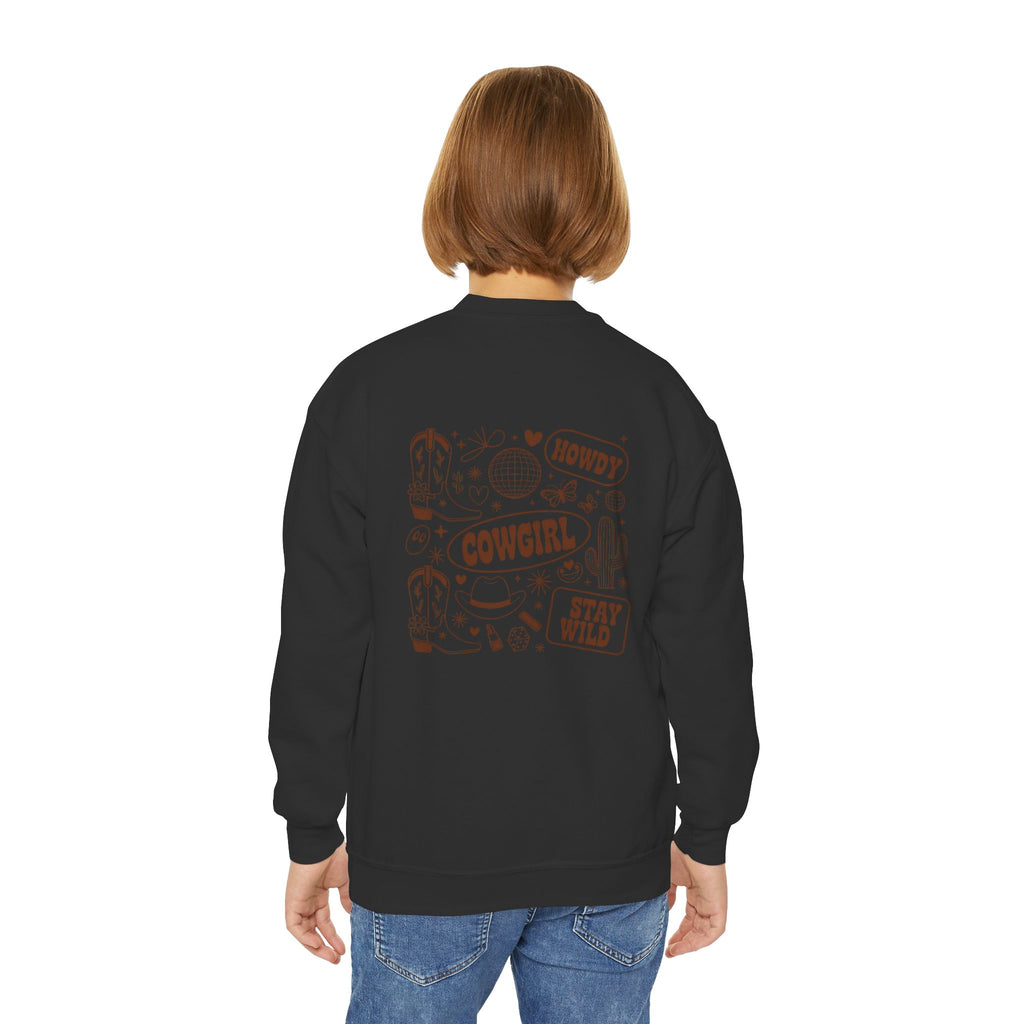 Youth Cowgirl Crewneck Sweatshirt