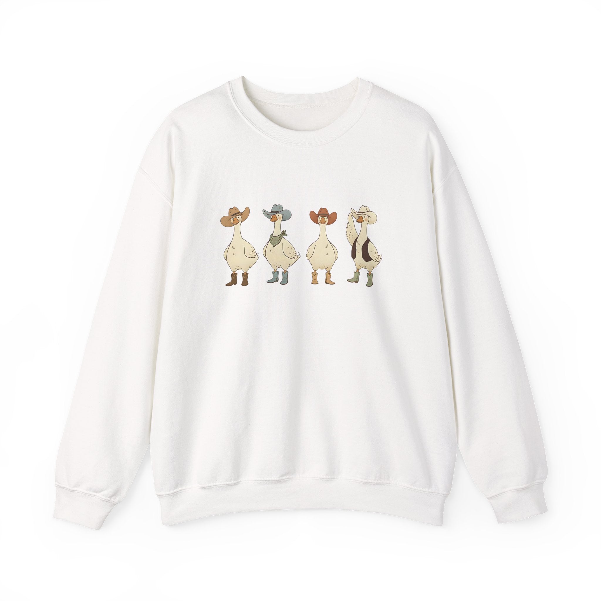 Cowboy Ducks Graphic Crewneck