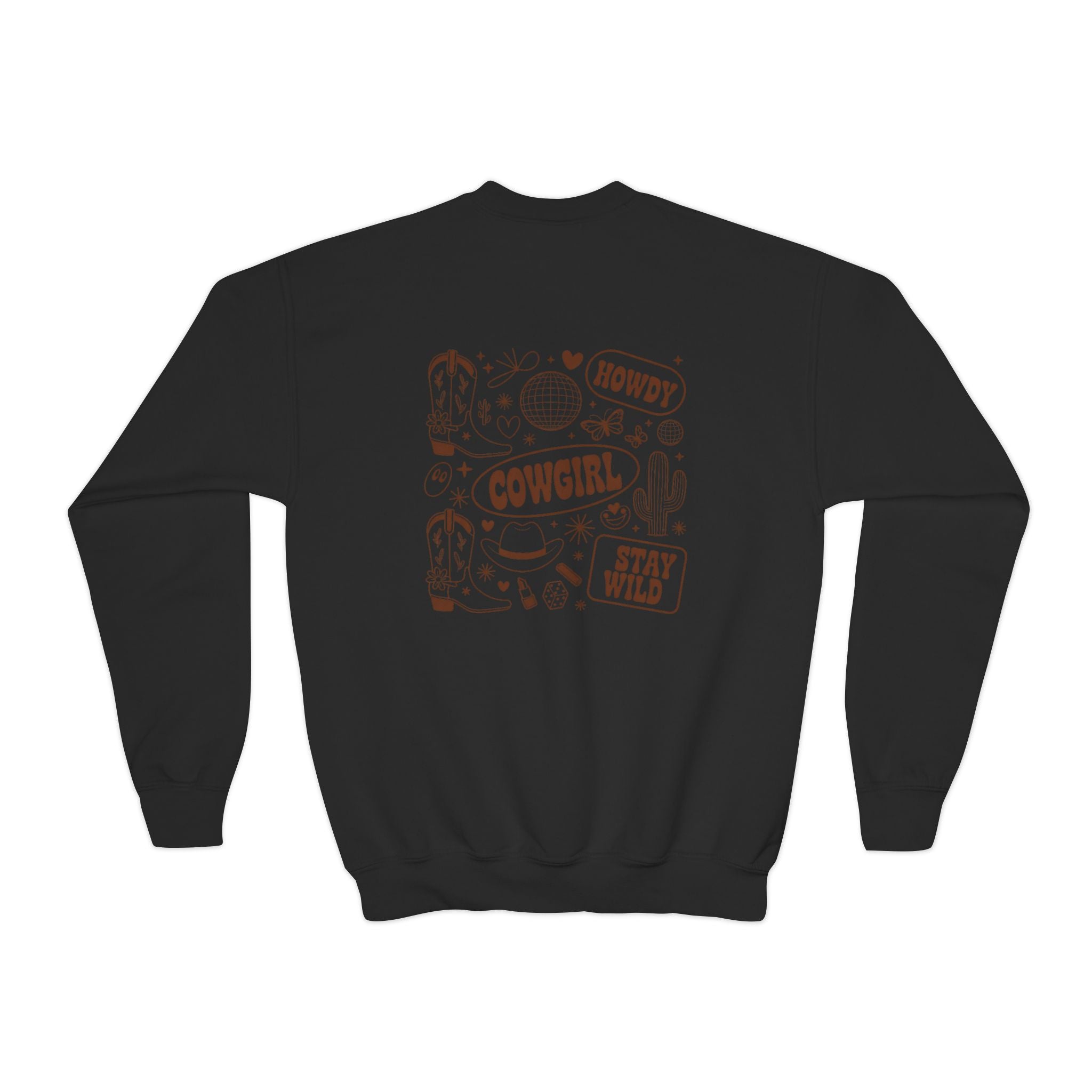 Youth Cowgirl Crewneck Sweatshirt