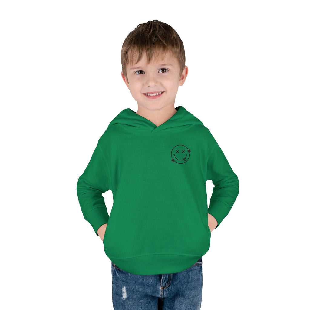 Toddler Hoodie — 'Wild Child' Checkerboard Graphic Pullover