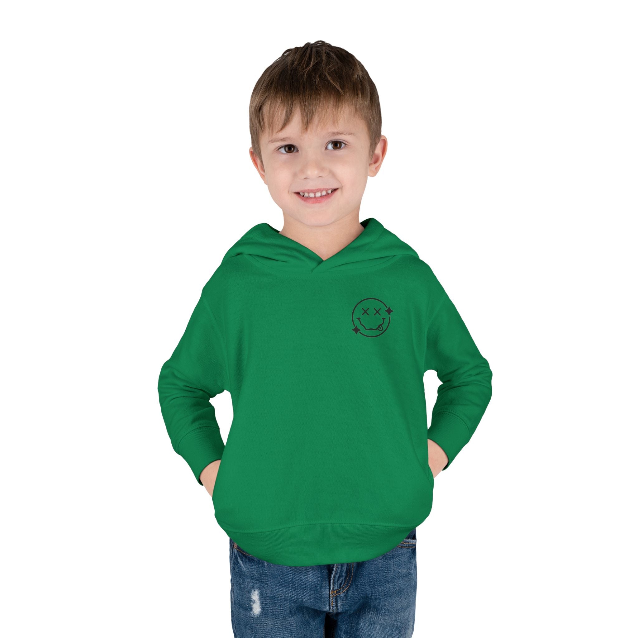 Toddler Hoodie — 'Wild Child' Checkerboard Graphic Pullover