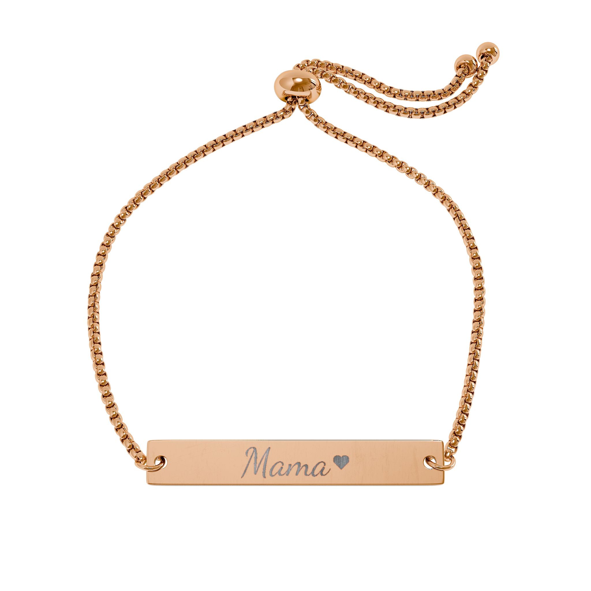 Mama Flat Bar Bracelet