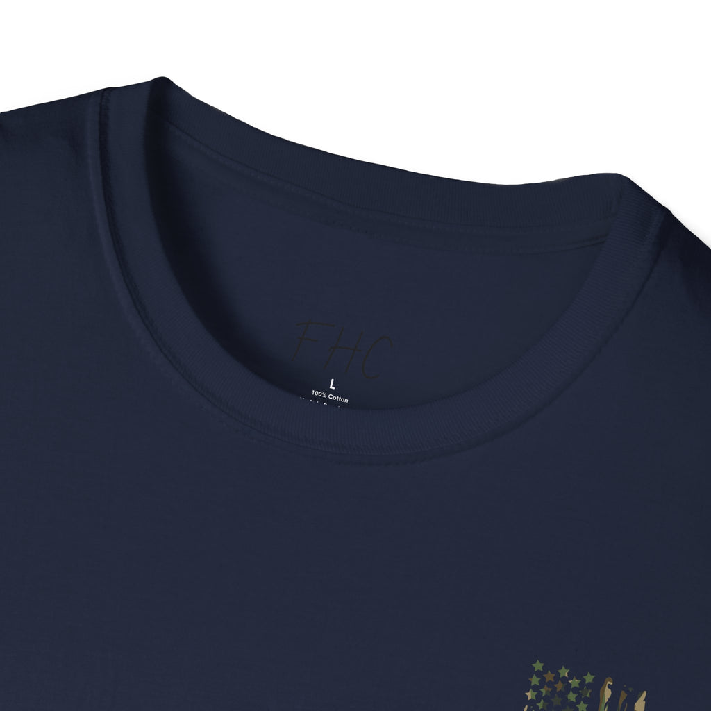 Camo Deer Flag T-Shirt