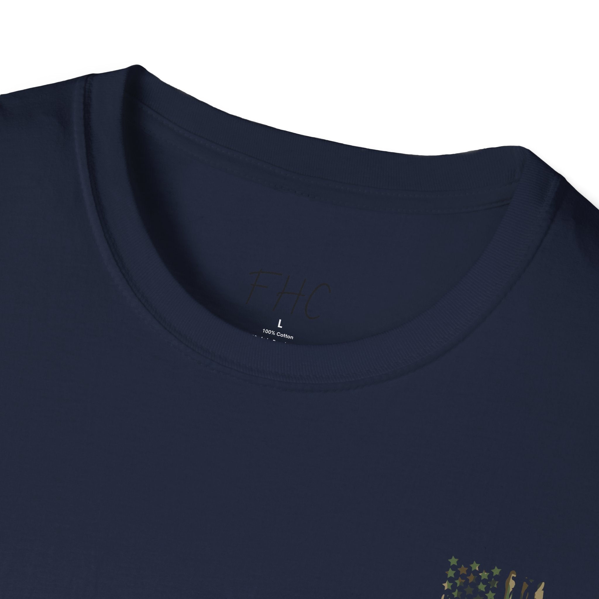 Camo Deer Flag T-Shirt