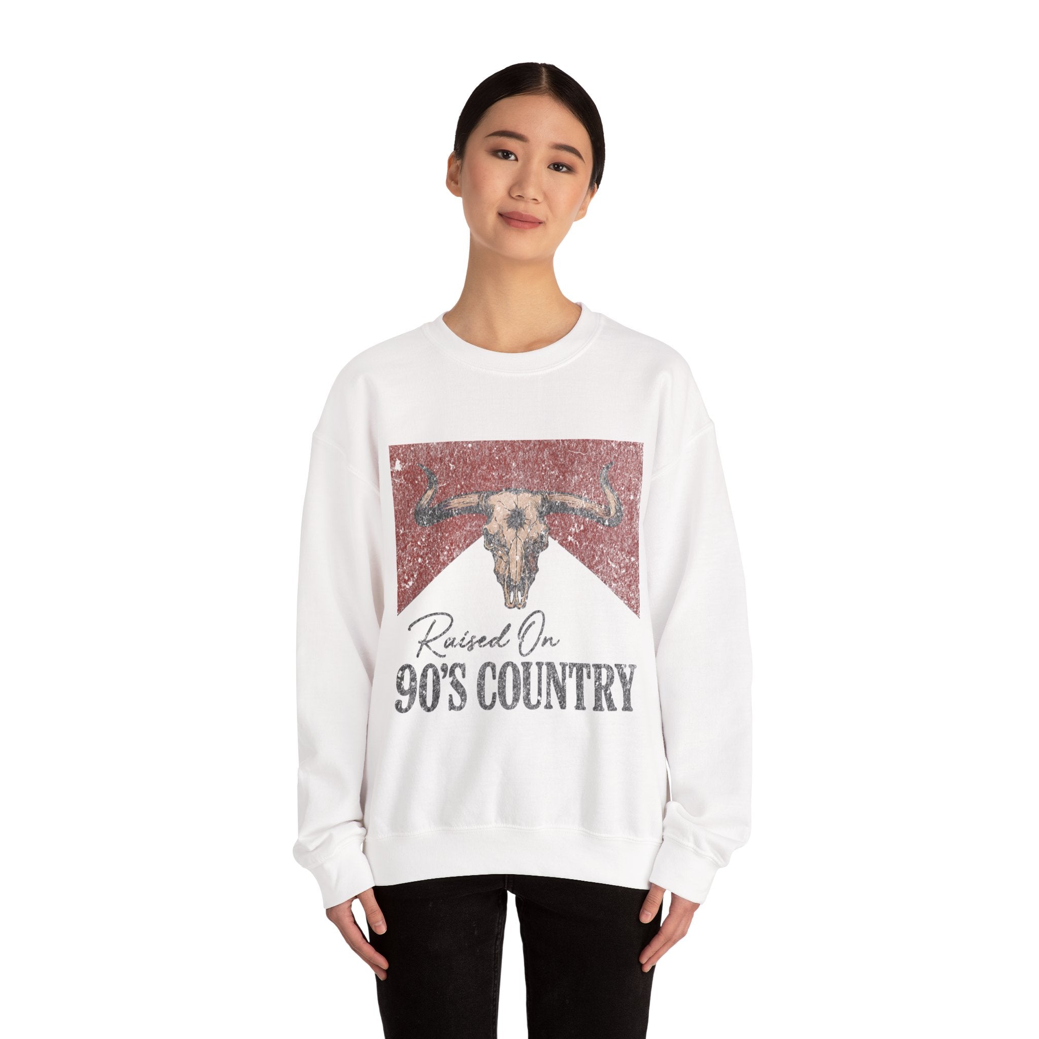 Raised On 90's Country Crewneck Sweatshirt