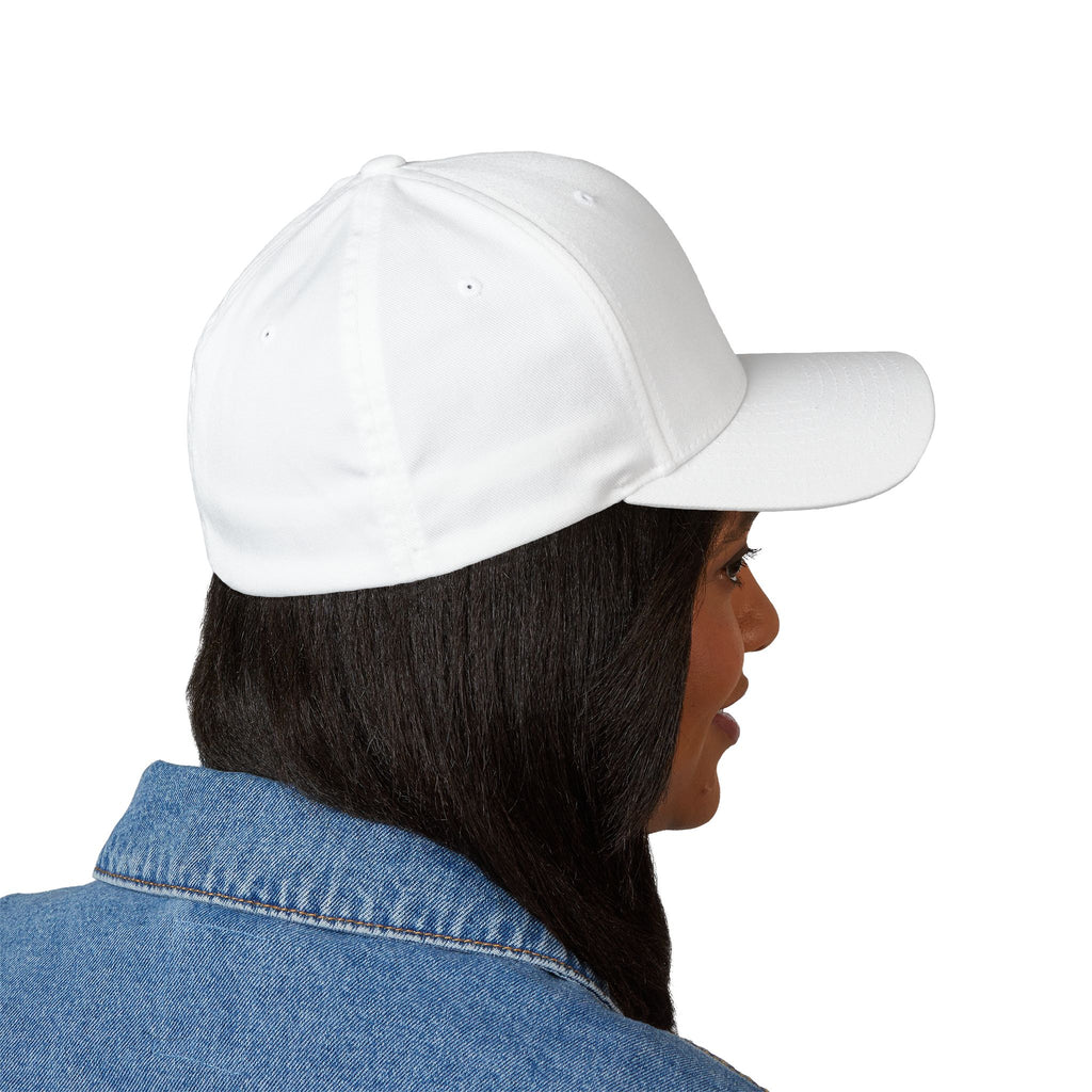Blessed Mama Embroidered Cap-White