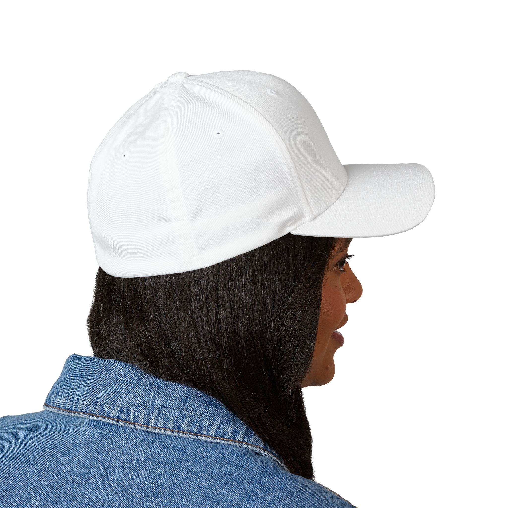 Blessed Mama Embroidered Cap-White