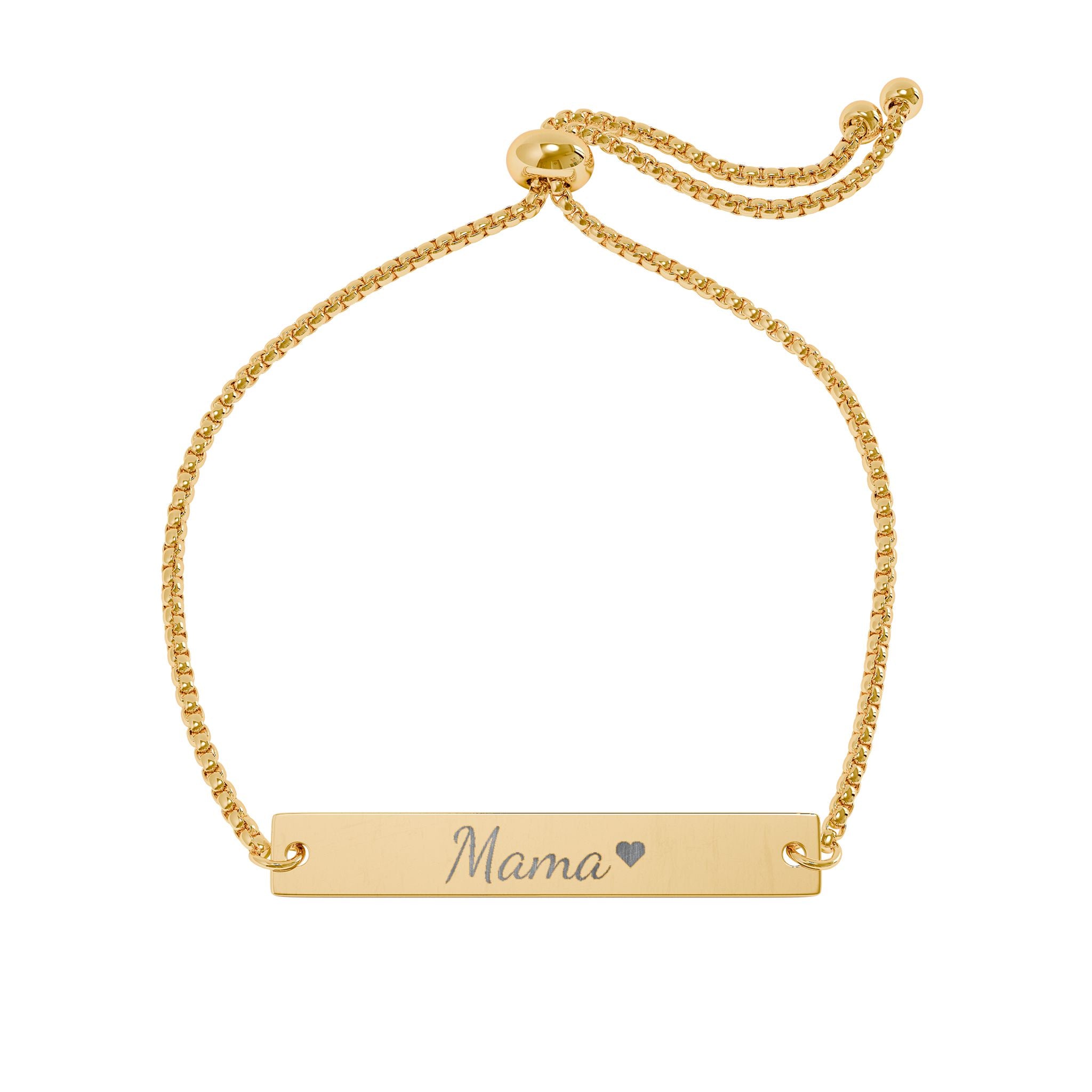 Mama Flat Bar Bracelet