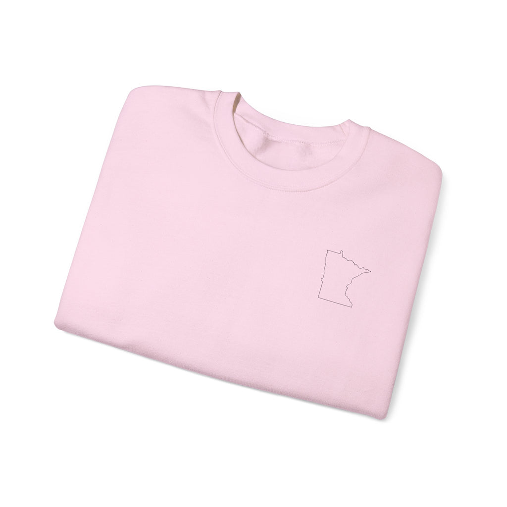 Minnesota 'Oh Ya You Betcha' Outline Crewneck