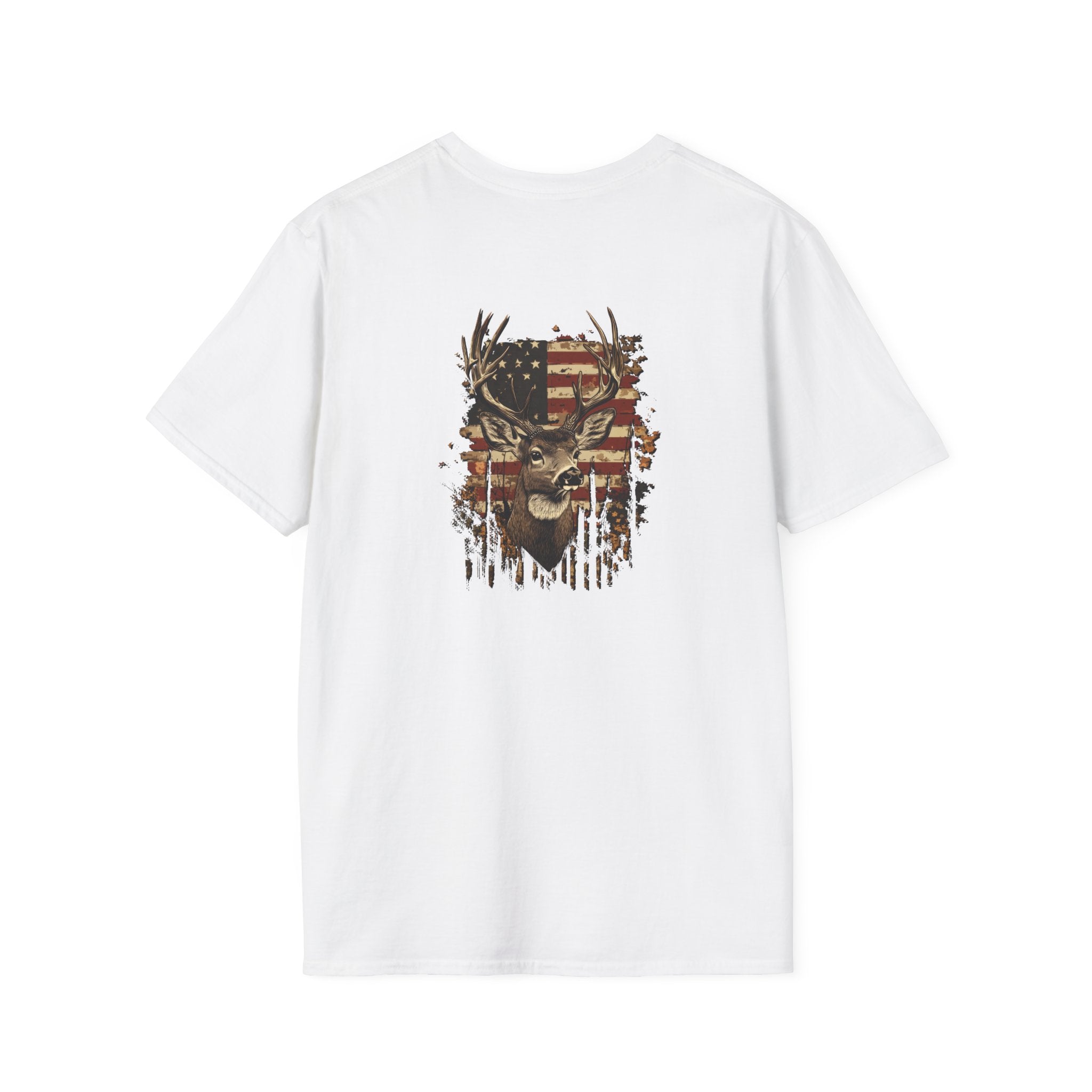 Rustic Patriotic Buck T-Shirt