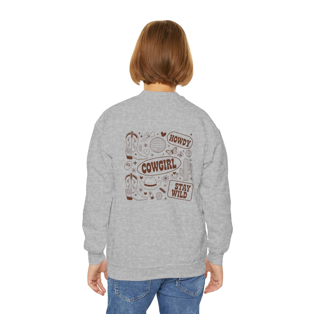 Youth Cowgirl Crewneck Sweatshirt