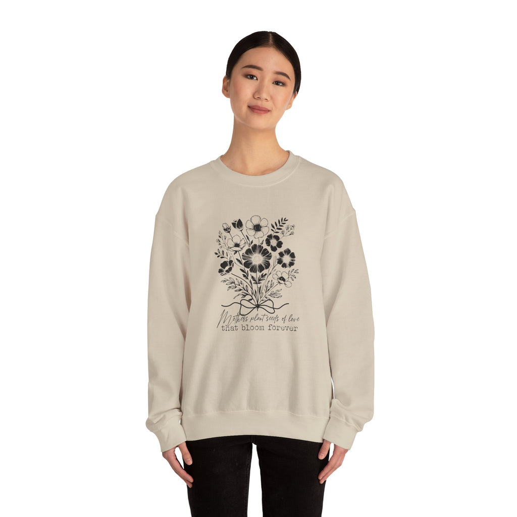 Mother's Day Flower Bouquet Crewneck