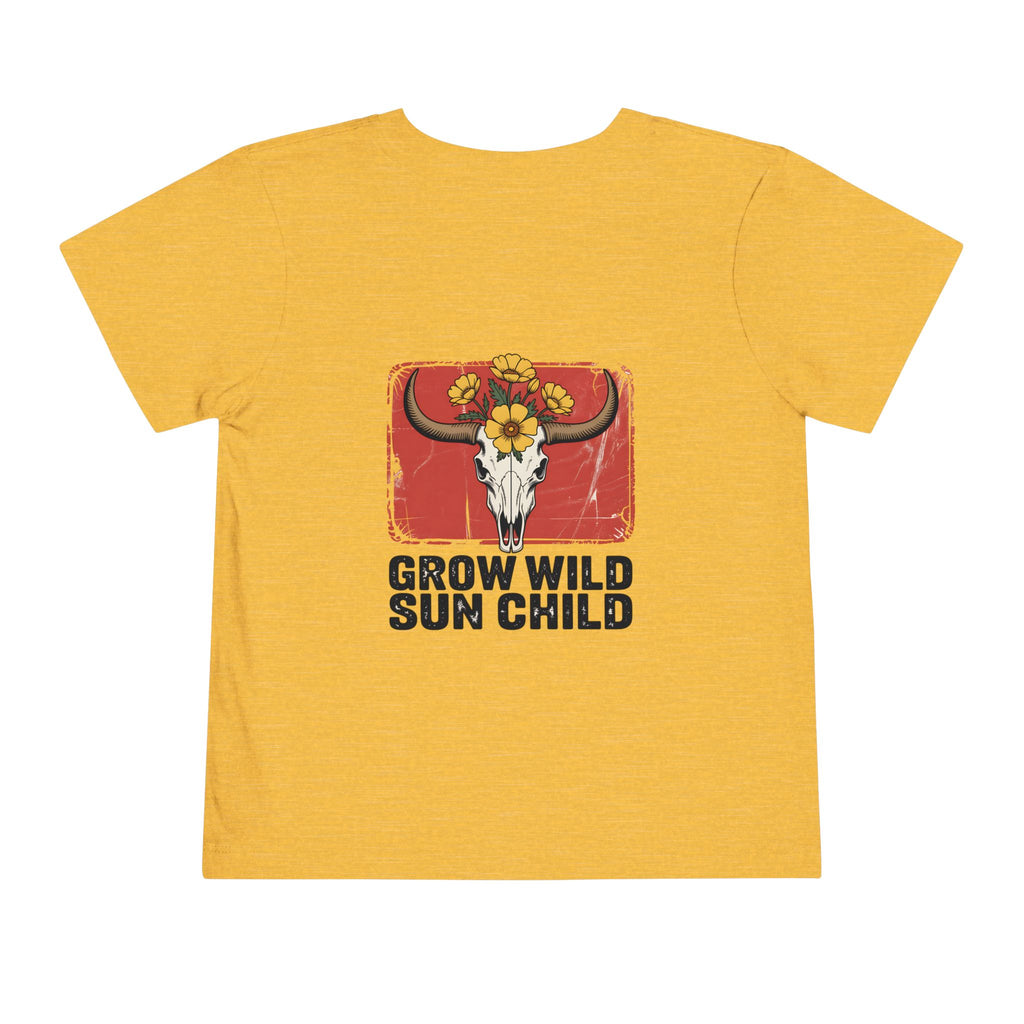 "Grow Wild Sun Child" toddler t-shirt