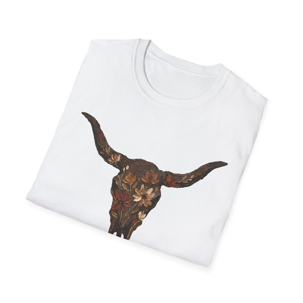 Longhorn Skull Graphic T-Shirt